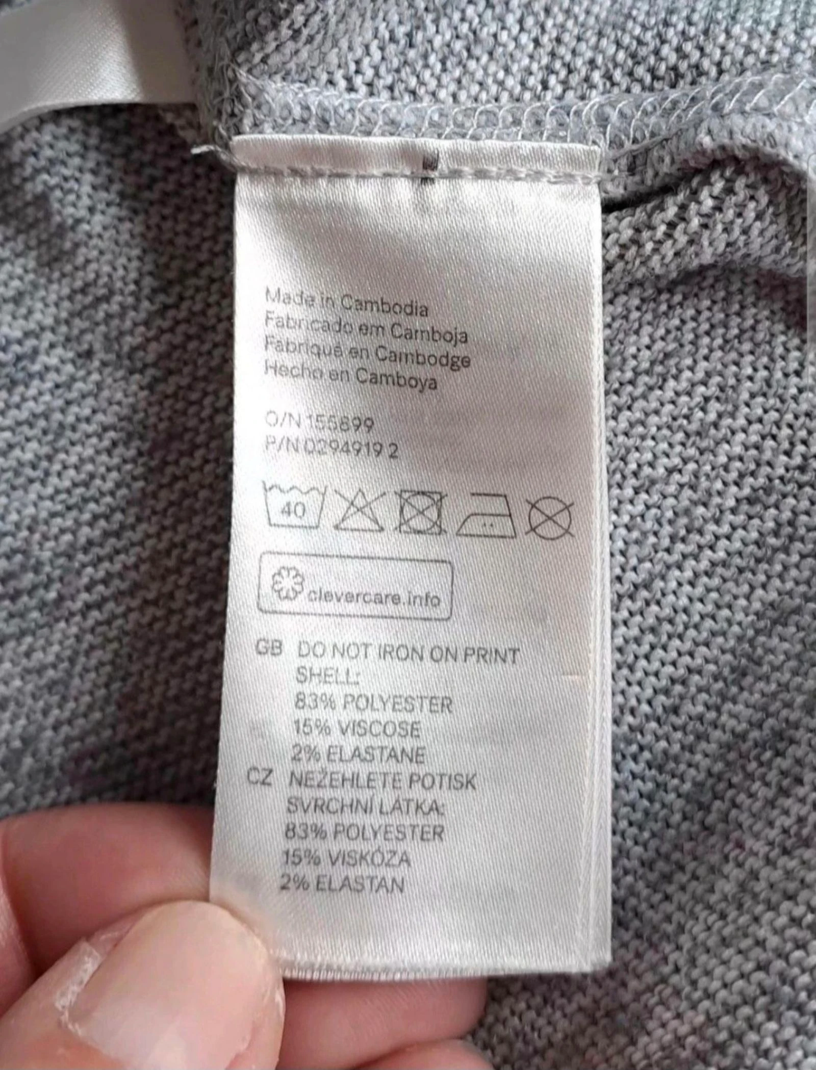 Fijne trui met 3/4 mouwen H&M 11/12 jaar – photo 3